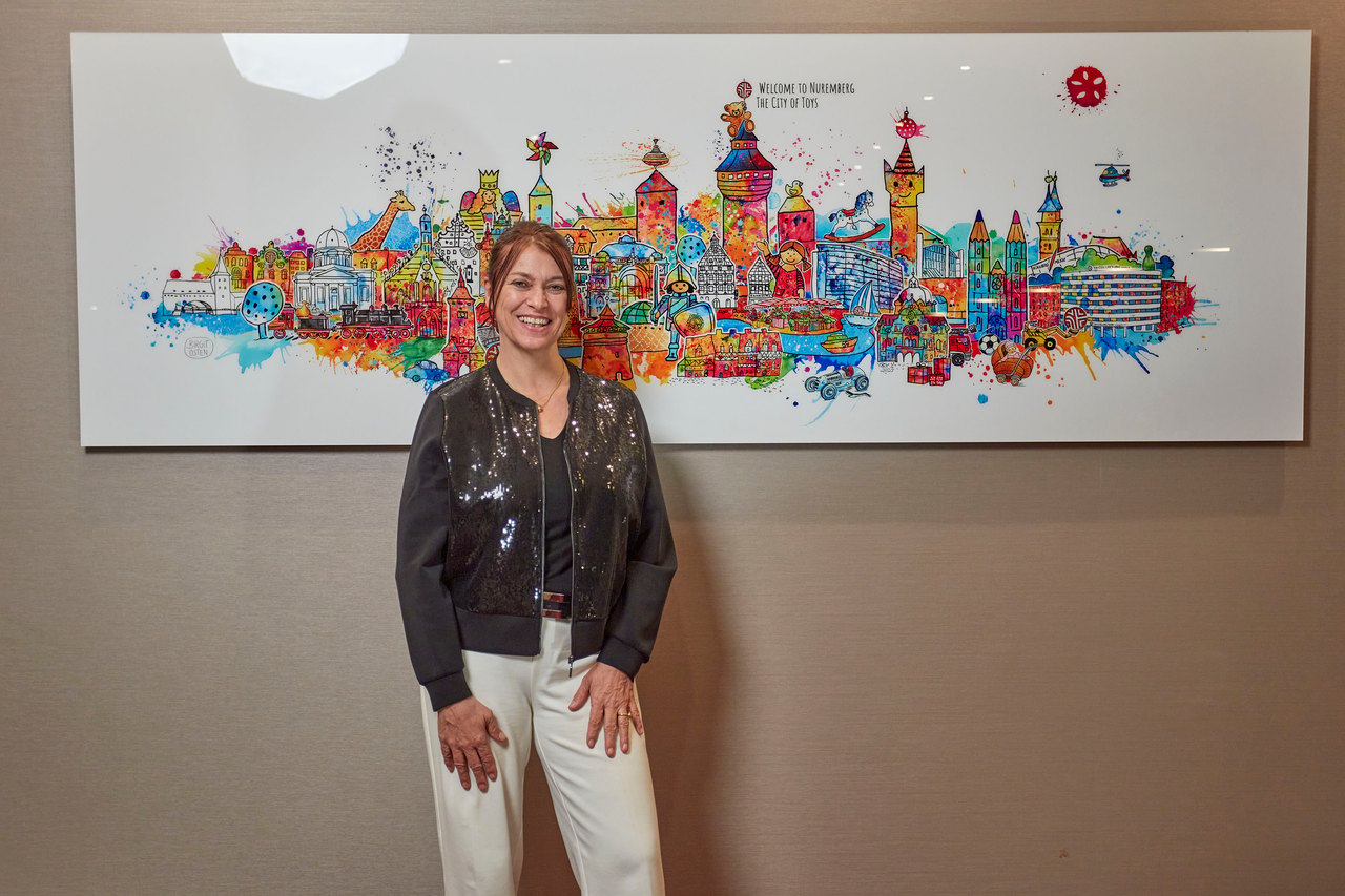 NH Hotels Lobby mit Kunstwerk