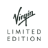 Virgin Limited Edition Logo auf dunkelgrünem Hintergrund.