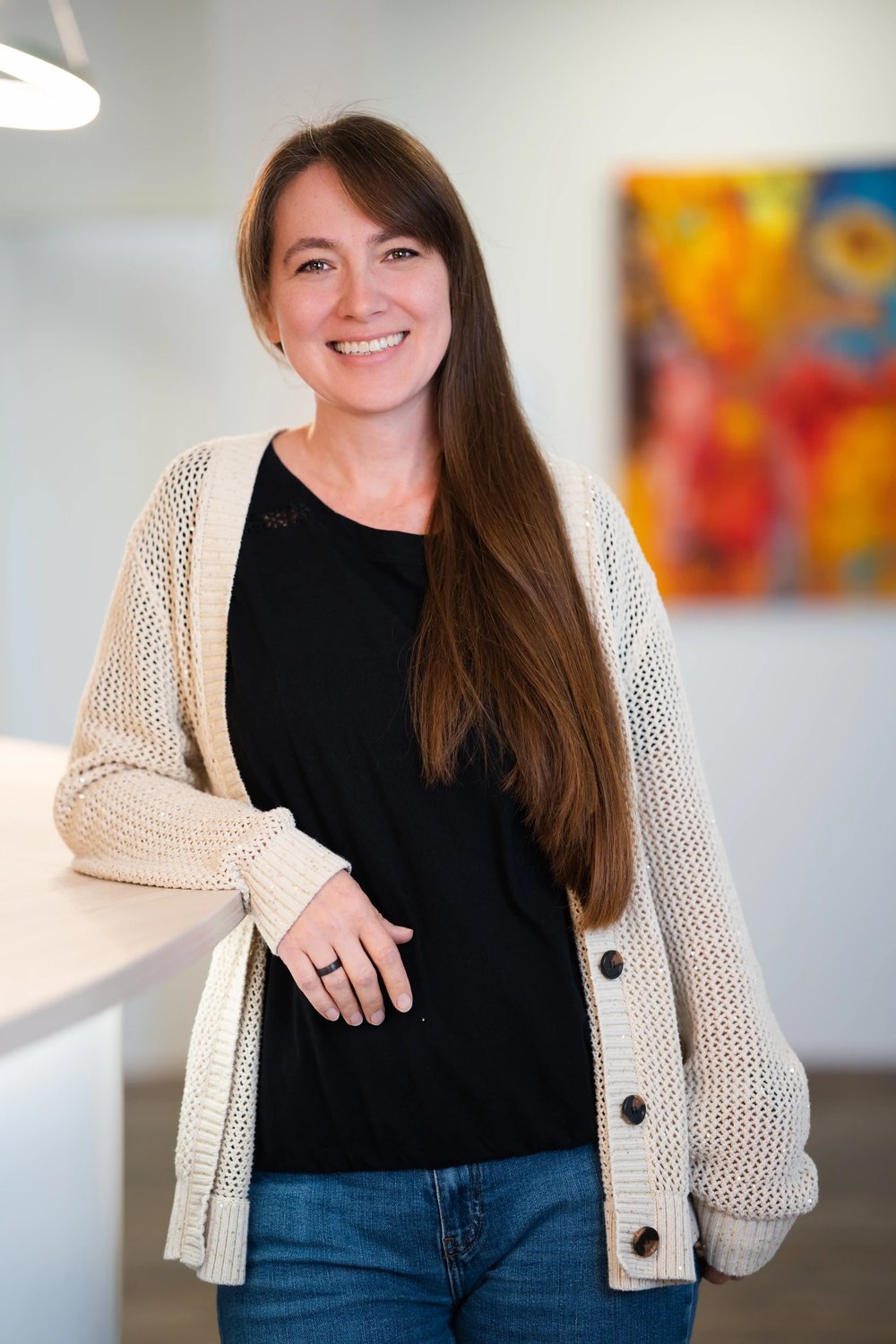 Porträt von Melissa, Office Management im Therapie Haus Schwab.