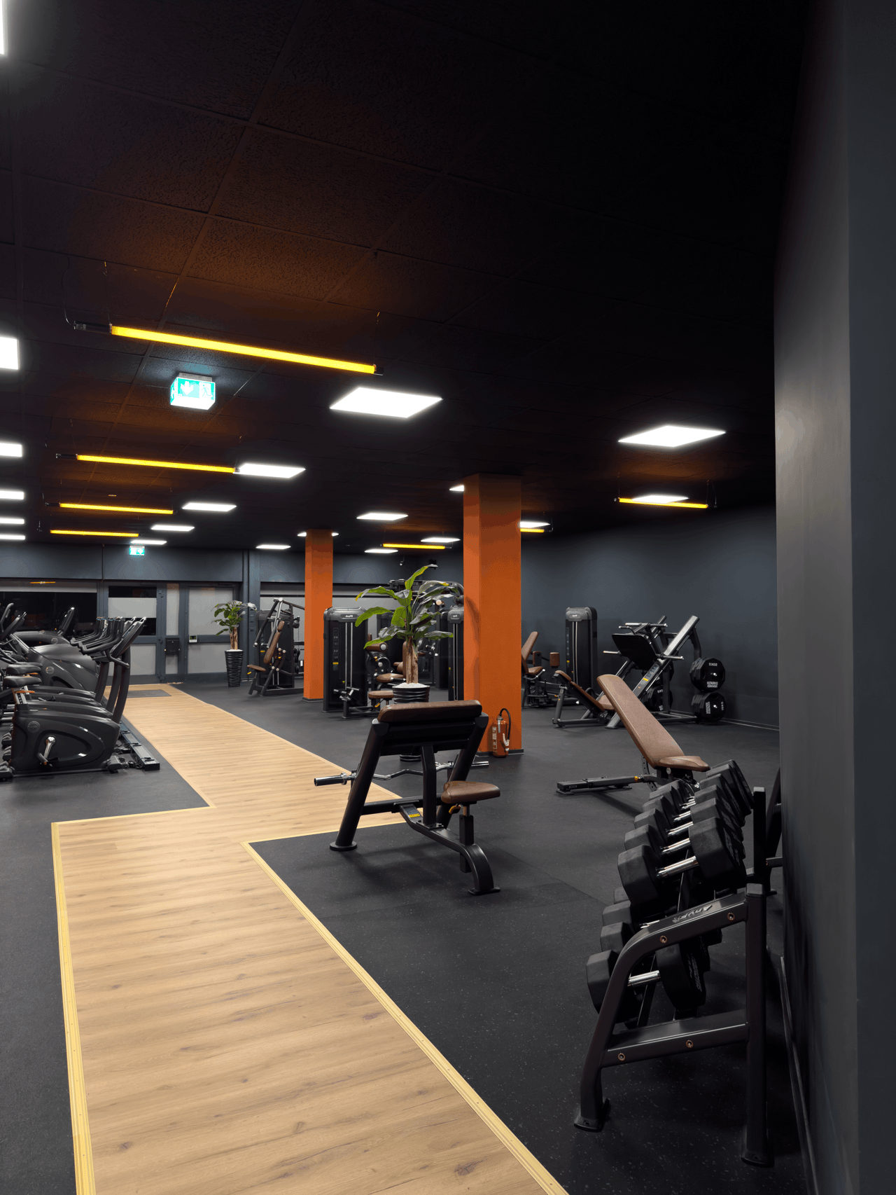 Trainingsfläche im GYMPOD Aerzen