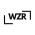 Schwarzes WZR-Logo mit eckigen Klammern oben rechts und unten links auf dunkelgrünem Hintergrund.