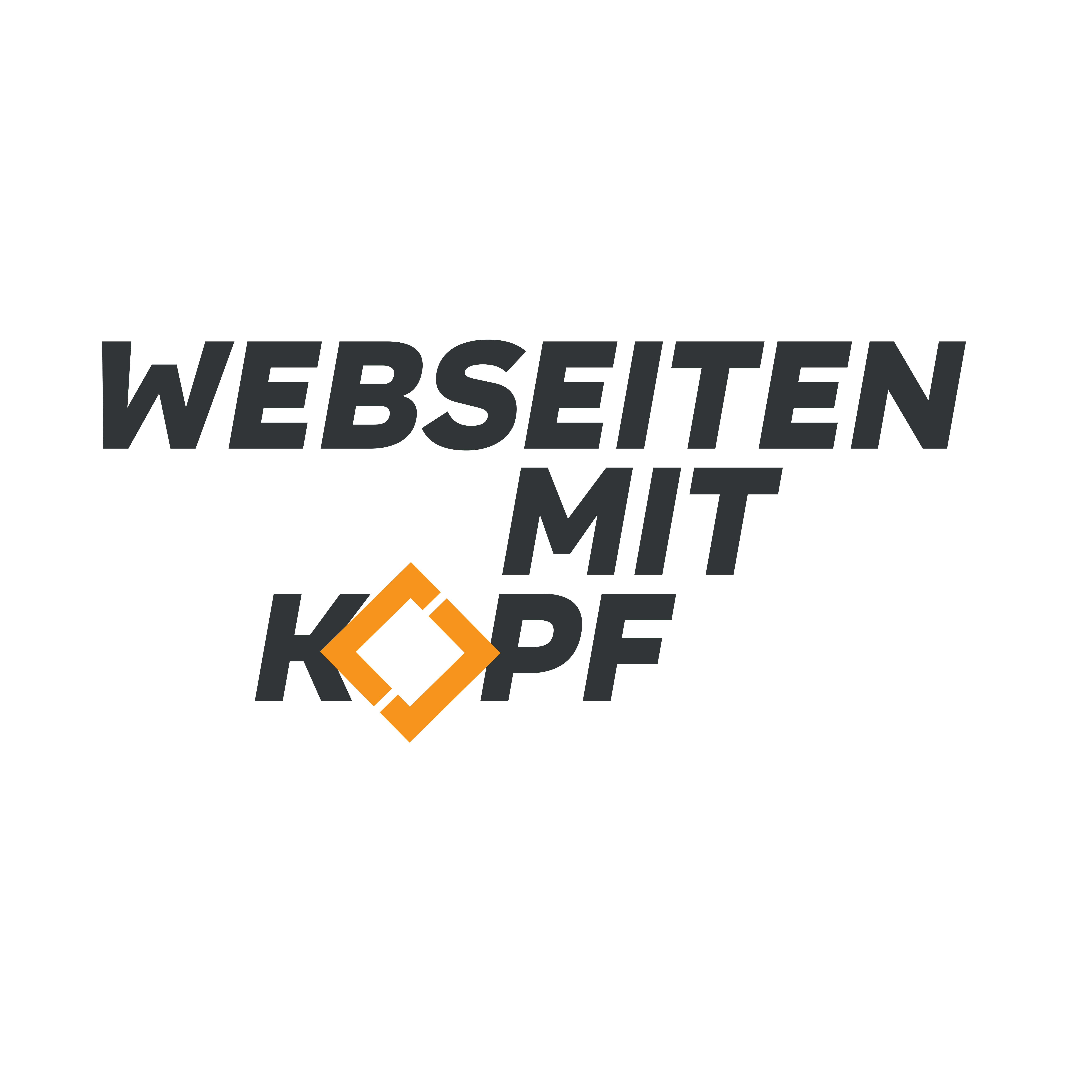 Logo der Marke ‚Webseiten mit Kopf‘ – Webdesign für Tierarztpraxen