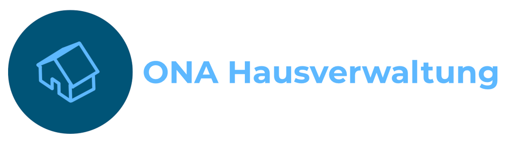 Logo ONA Hausverwaltung mit stilisiertem Haus-Symbol