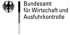 Bundesamt für Wirtschaft und Ausfuhrkontrolle Logo mit Bundesadler.