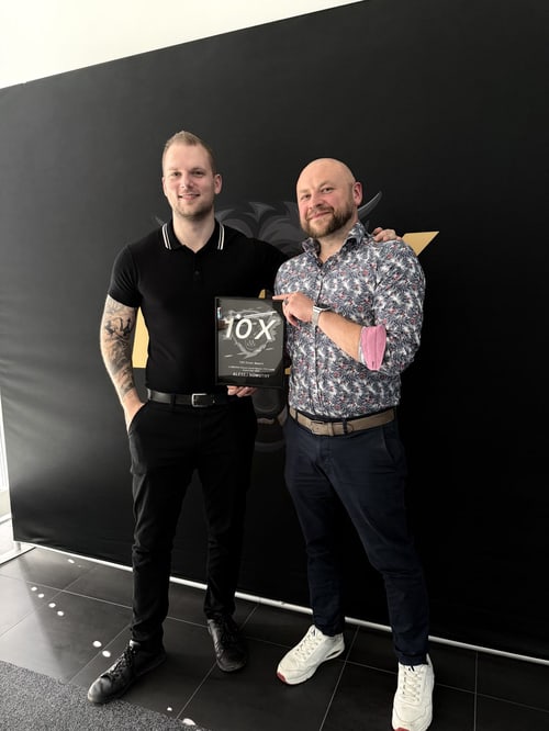 10X Silver Award Übergabe