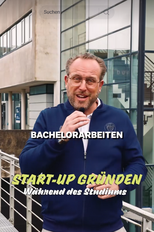 Standbild aus dem Video über das Gründen eines Start-ups während des Studiums an der Hochschule Flensburg