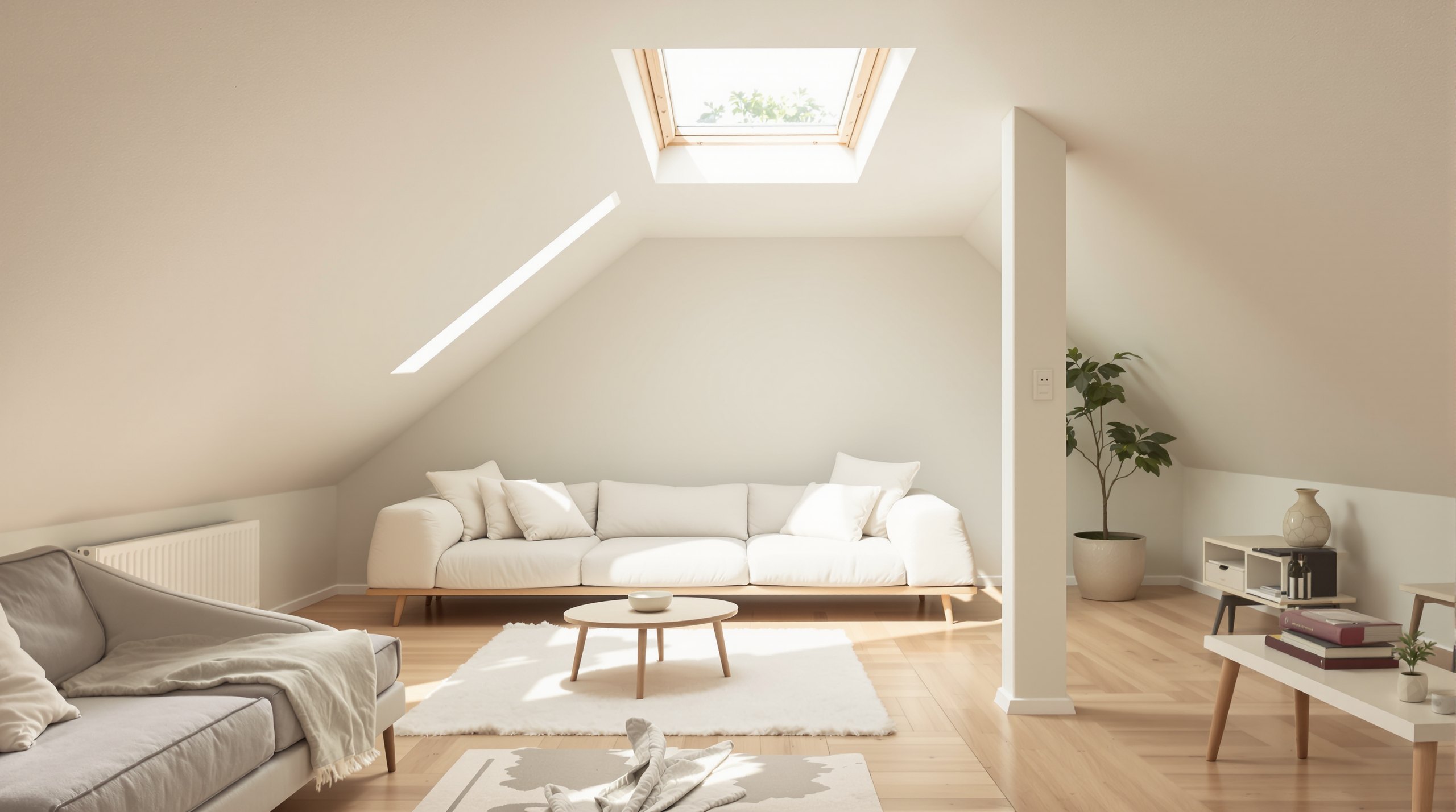 Ausgebauter Wohnraum aus einer früheren Nebenfläche