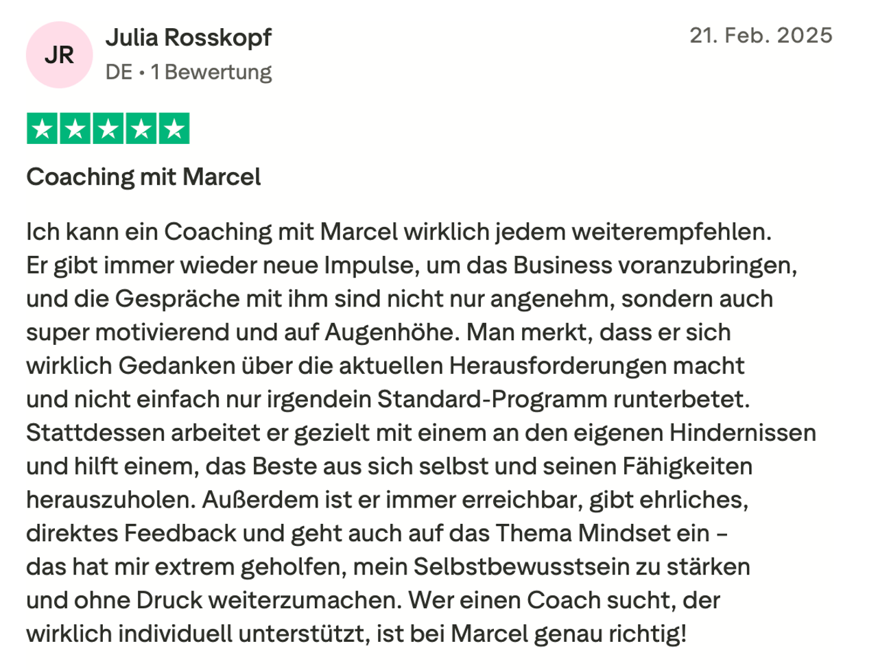 Kundenbewertung