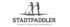 Schwarzes Stadtpaddler Logo