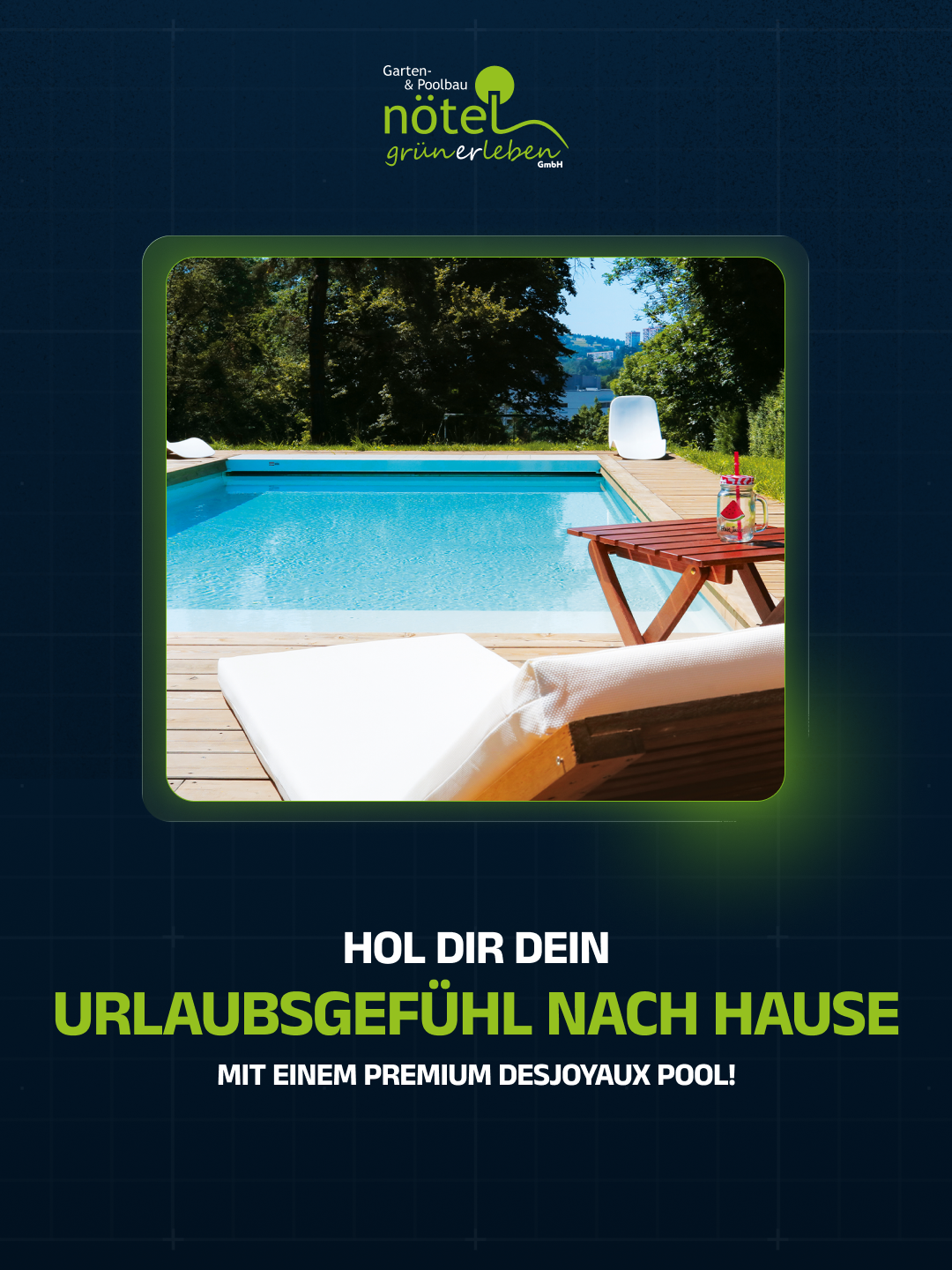 Desjoyaux Pool im Garten – Hol dir dein Urlaubsgefühl nach Hause