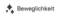 Drei graue Rauten und der Text "Beweglichkeit" auf grünem Hintergrund.