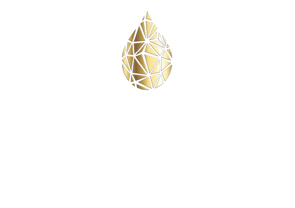 Logo von Remstalkellerei mit goldenem Bogen, stilisiertem "R" und Trauben, Text "höher. fruchtiger. württemberger."