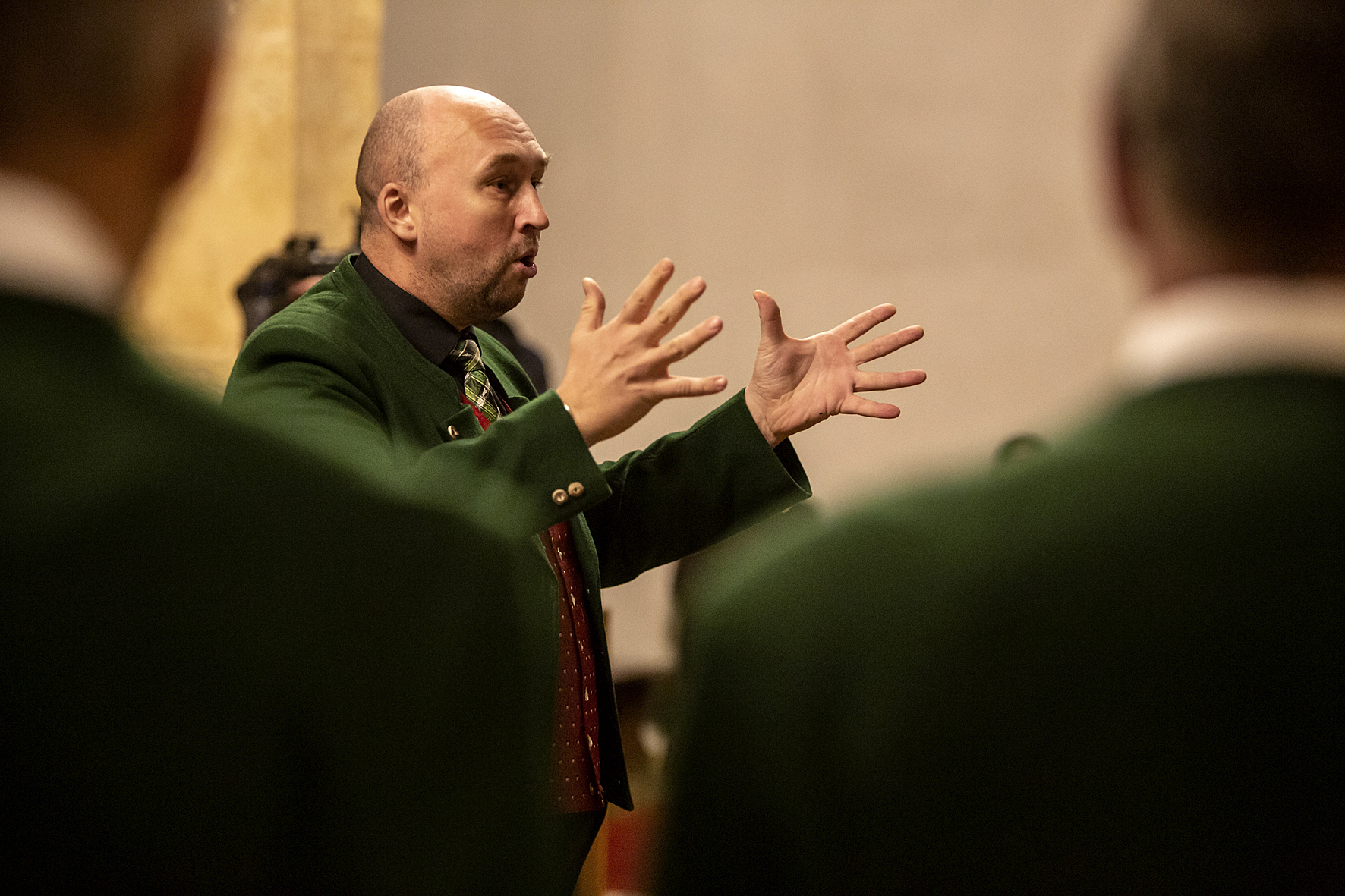 MGV Hitzendorf singing Styrian repertoire at Voices of Spirit 2018 near Graz