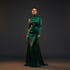 Satin Cocktailkleid