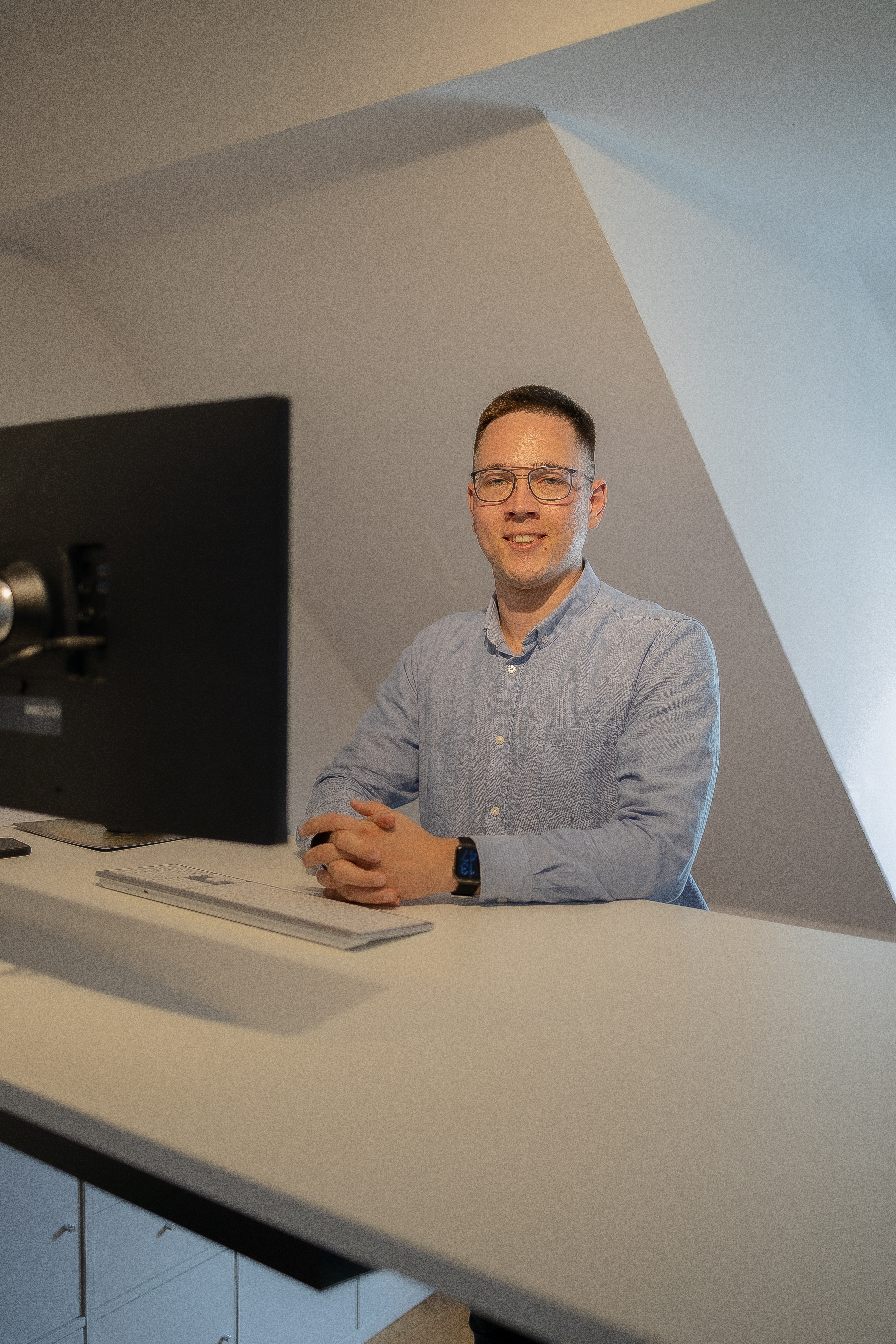 Einheitliche Mitarbeiterbilder