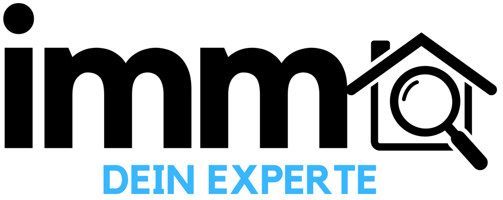Blauer Schriftzug „DEIN EXPERTE“ in Großbuchstaben auf schwarzem Hintergrund.