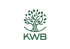 Logo von der Firma KWB mit stilisiertem grünen Baum und den Buchstaben KWB darunter
