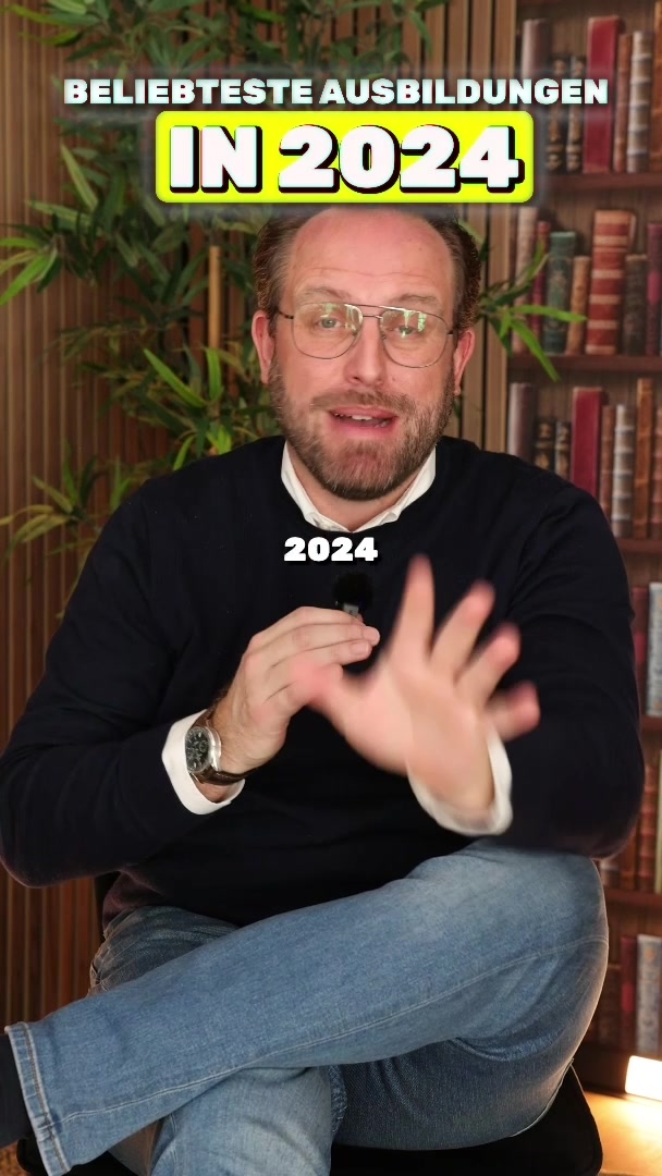 Standbild aus dem Video über die beliebtesten Ausbildungen 2024