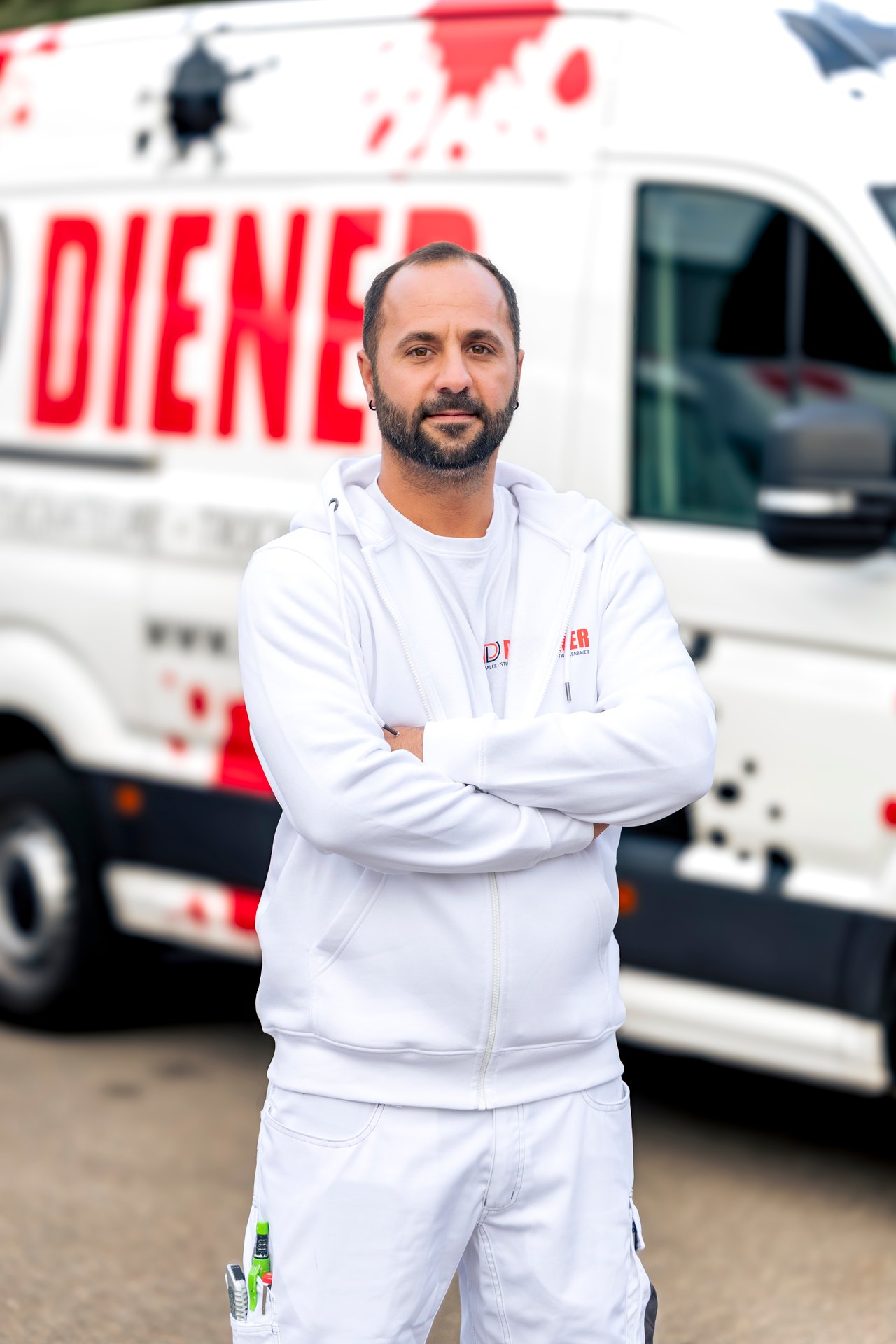 Marco Garofalo, angehender Stuckateurmeister bei Diener Maler Stuckateure