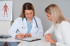 Contact Us – doctor talking with patient
