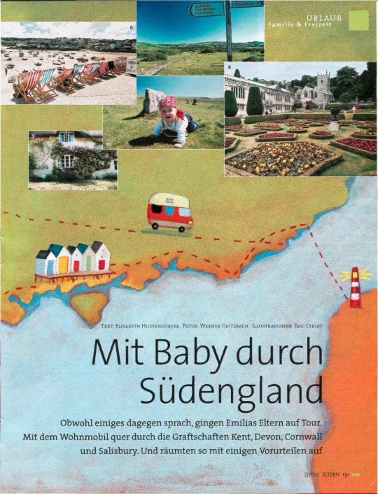 Mit Baby durch Südengland.