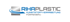 Logo: RIHAPLASTIC Kunststoffverarbeitung Formenbau mit silbernem Quadrat und blauem Bogen.
