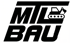 MTL Bau Logo mit einem Bagger über dem Buchstaben L.