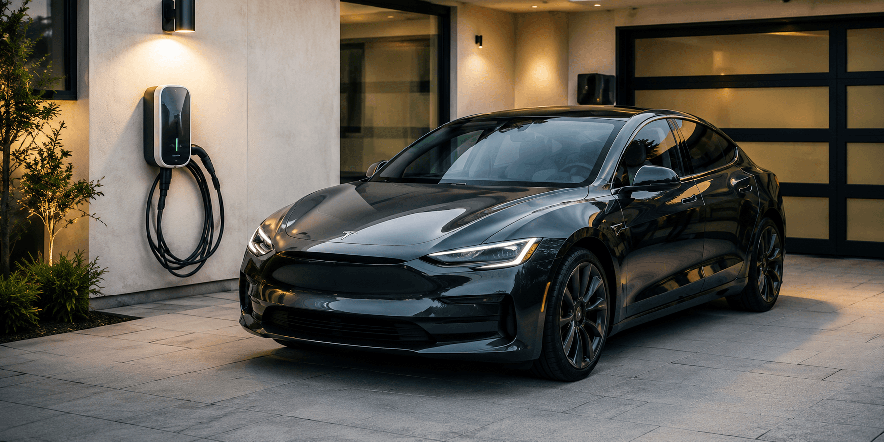 Electric vehicle charging at home