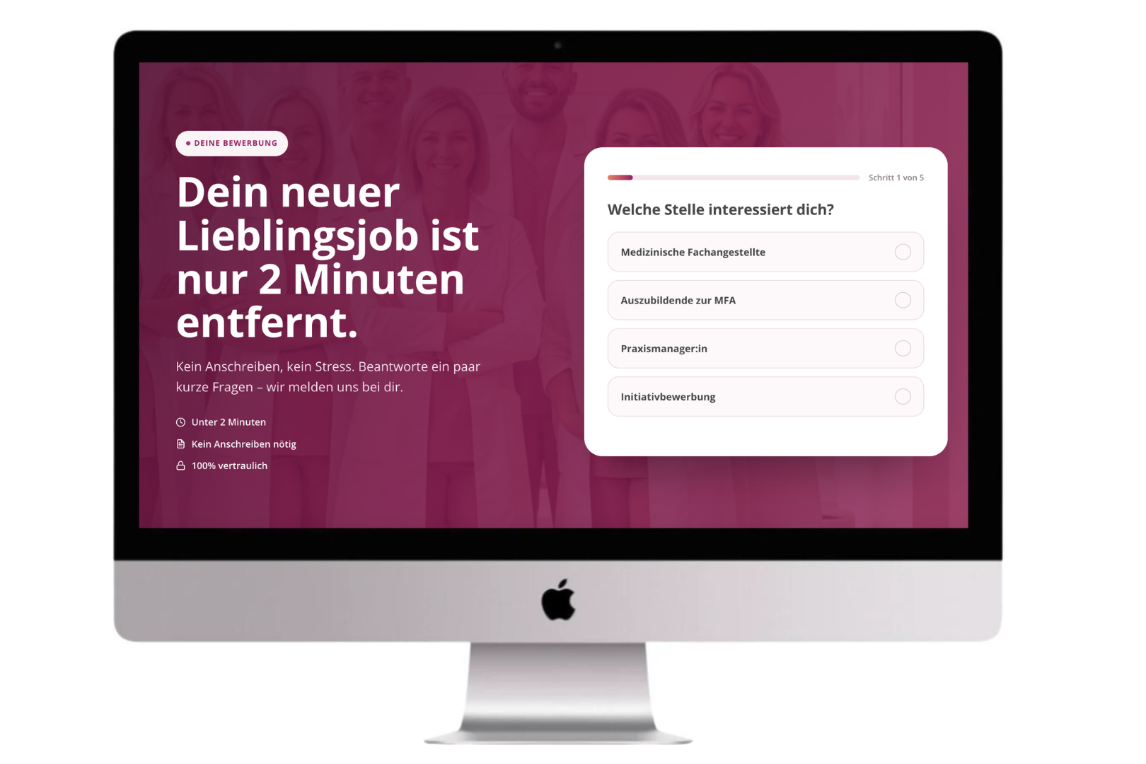 Online Bewerbung 