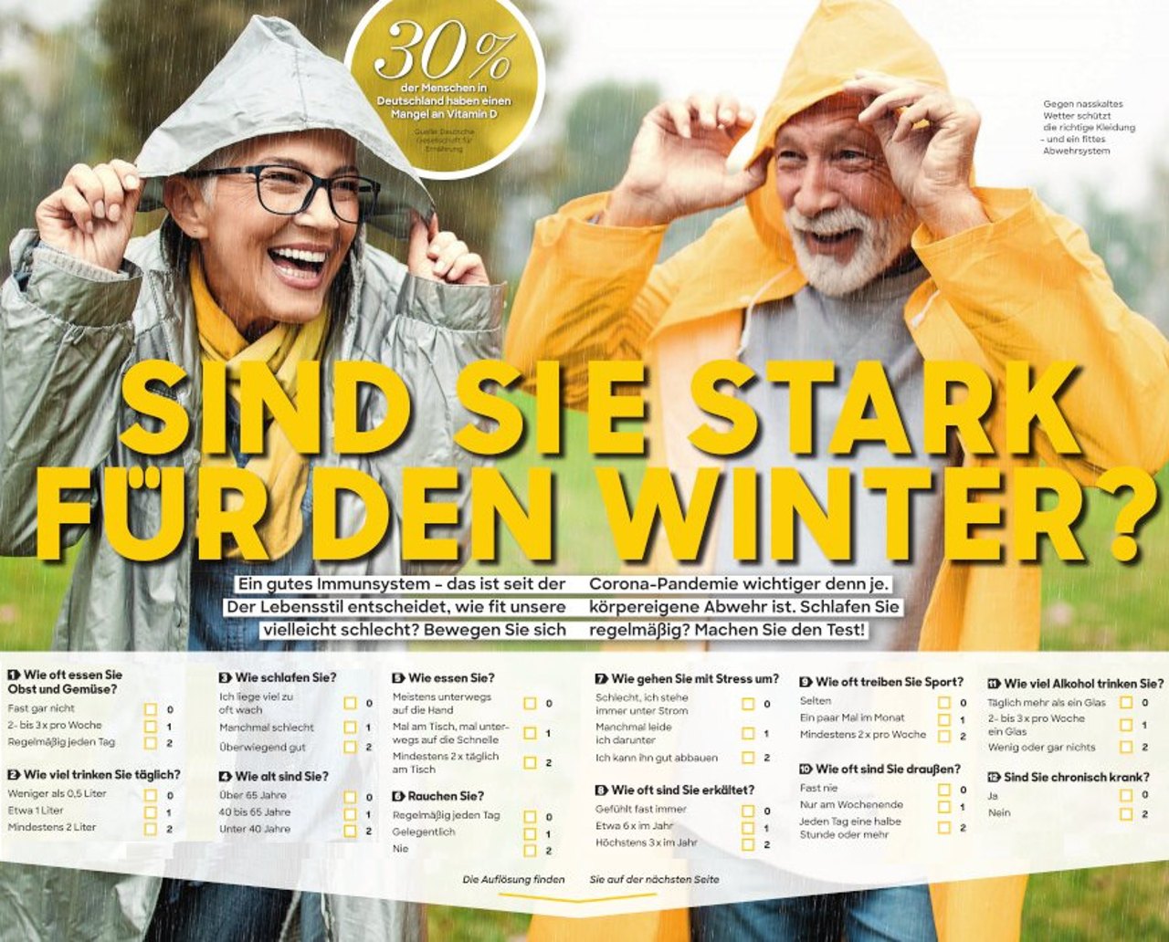 Sind Sie stark für den Winter?