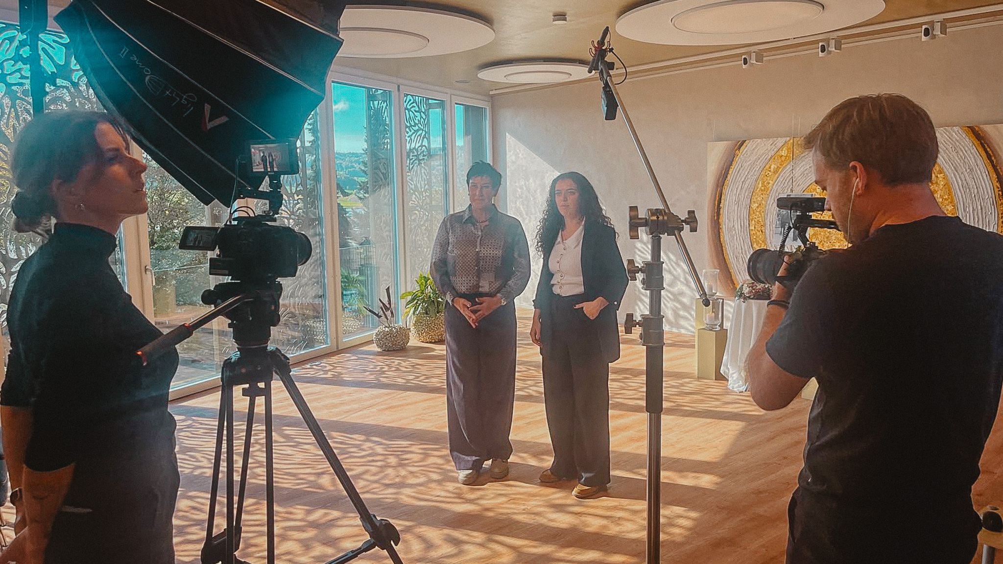 Behind the Scenes: Videodreh für die Palliative-Aargau-Kampagne bei der Krebsliga
