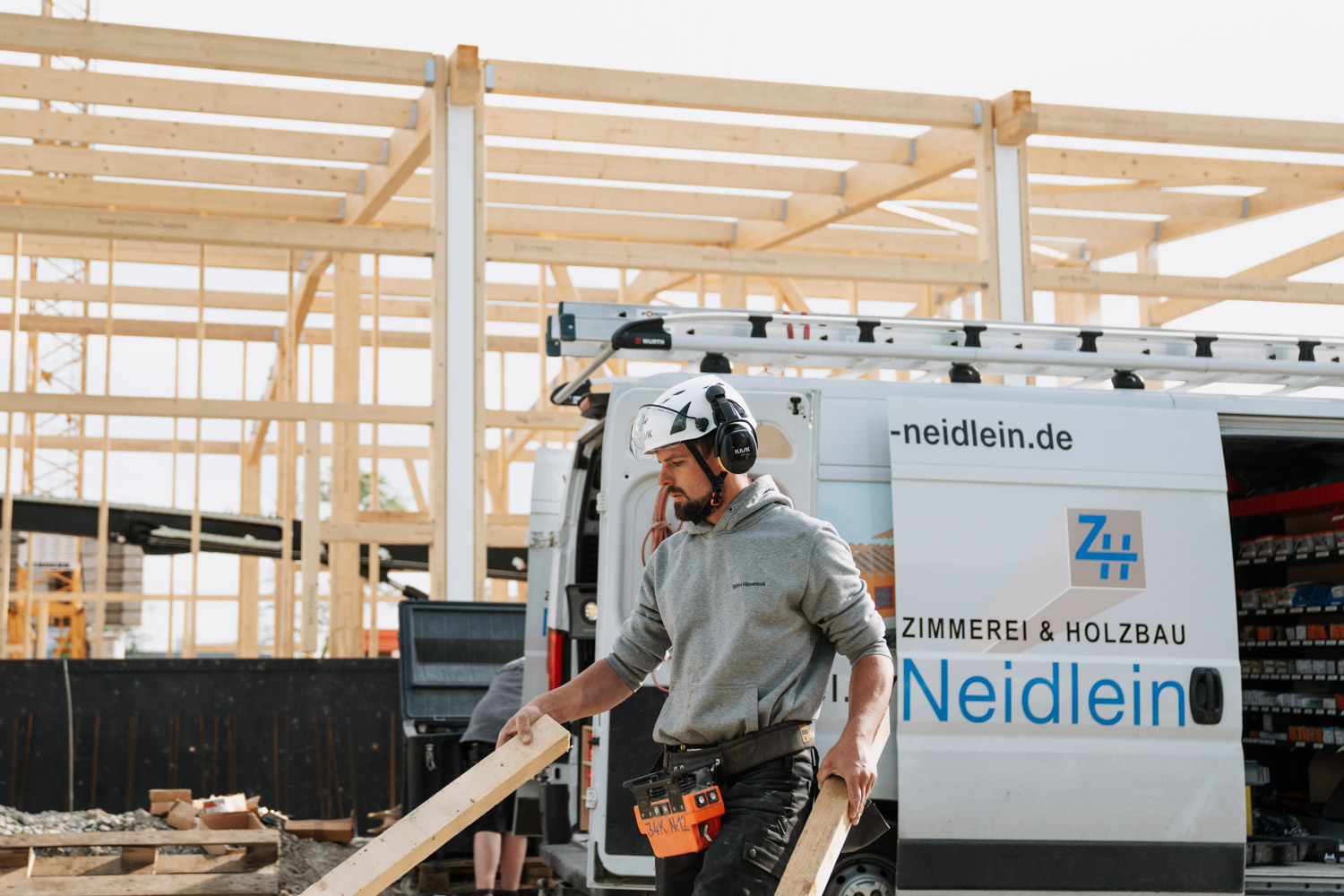 Fertiggestelltes Projekt der Zimmerei Neidlein