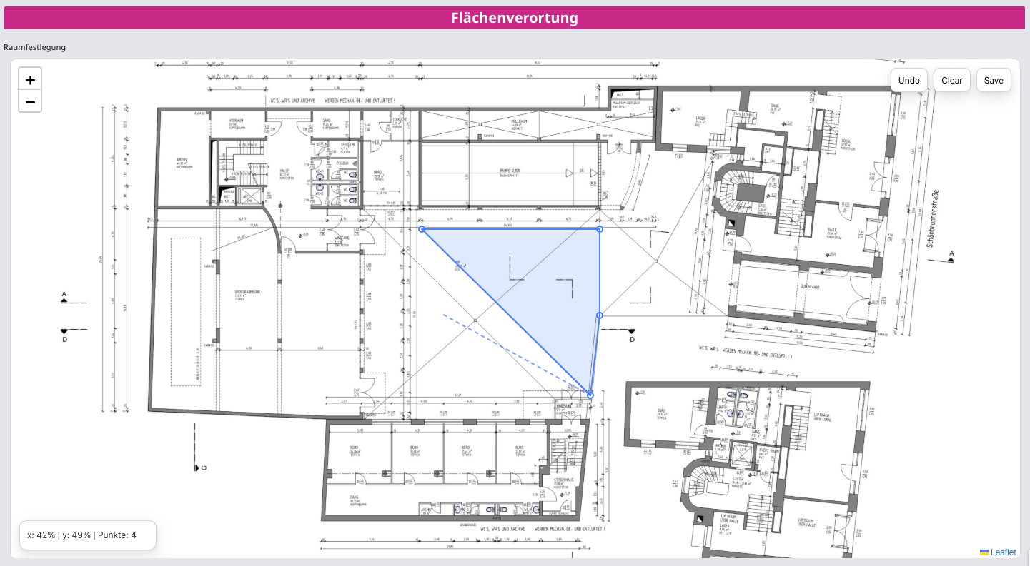 Flächenmanagement – Fläche verorten