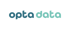 Das Opta Data Logo in zwei Grüntönen auf dunkelgrünem Hintergrund.