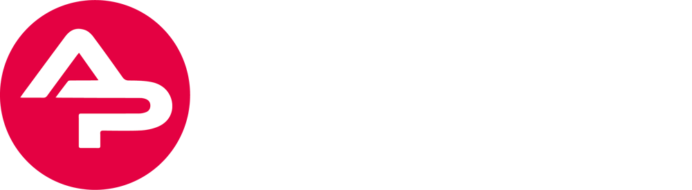 Logo: Roter Kreis mit weißem "AP"-Monogramm, daneben "AUTOPOINT LACK- & BEULENDOKTOR" in Weiß.