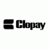 Black "Clopay" text logo with a stylized "C" forming two horizontal bars to the left.