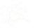 Goldene Hexagon-Struktur mit vernetzten Linien auf schwarzem Hintergrund.
