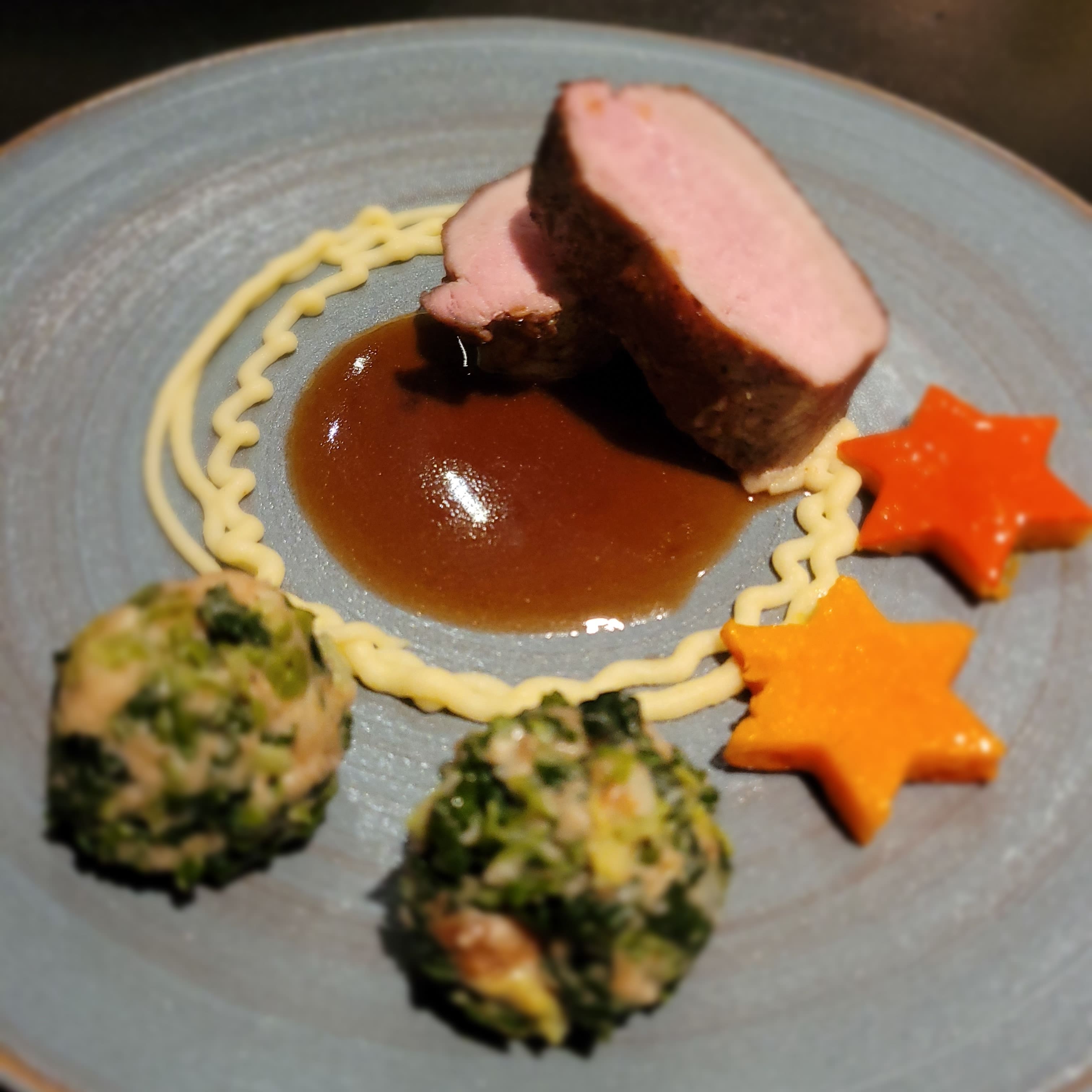 Winterliches Schweinefilet als Hauptgang