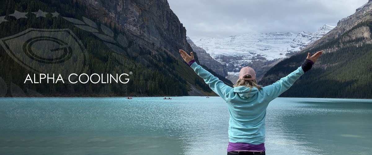 Kopfbild der zweiten E-Mail: Sandra Kiriasis am Lake Louise