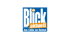 Logo der Zeitung Blick aktuell mit dem Slogan Aus Liebe zur Heimat auf blauem Hintergrund.