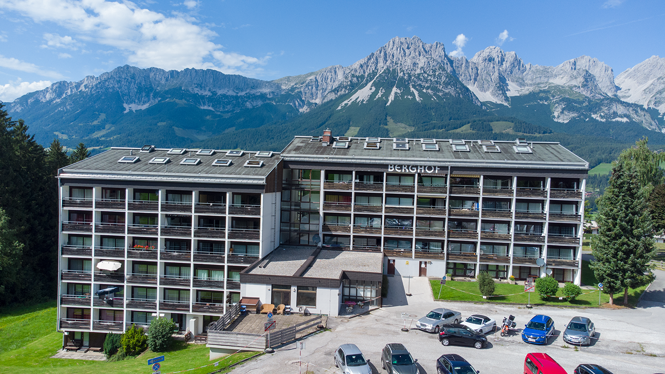 der Berghof mit dem Wilden Kaiser 