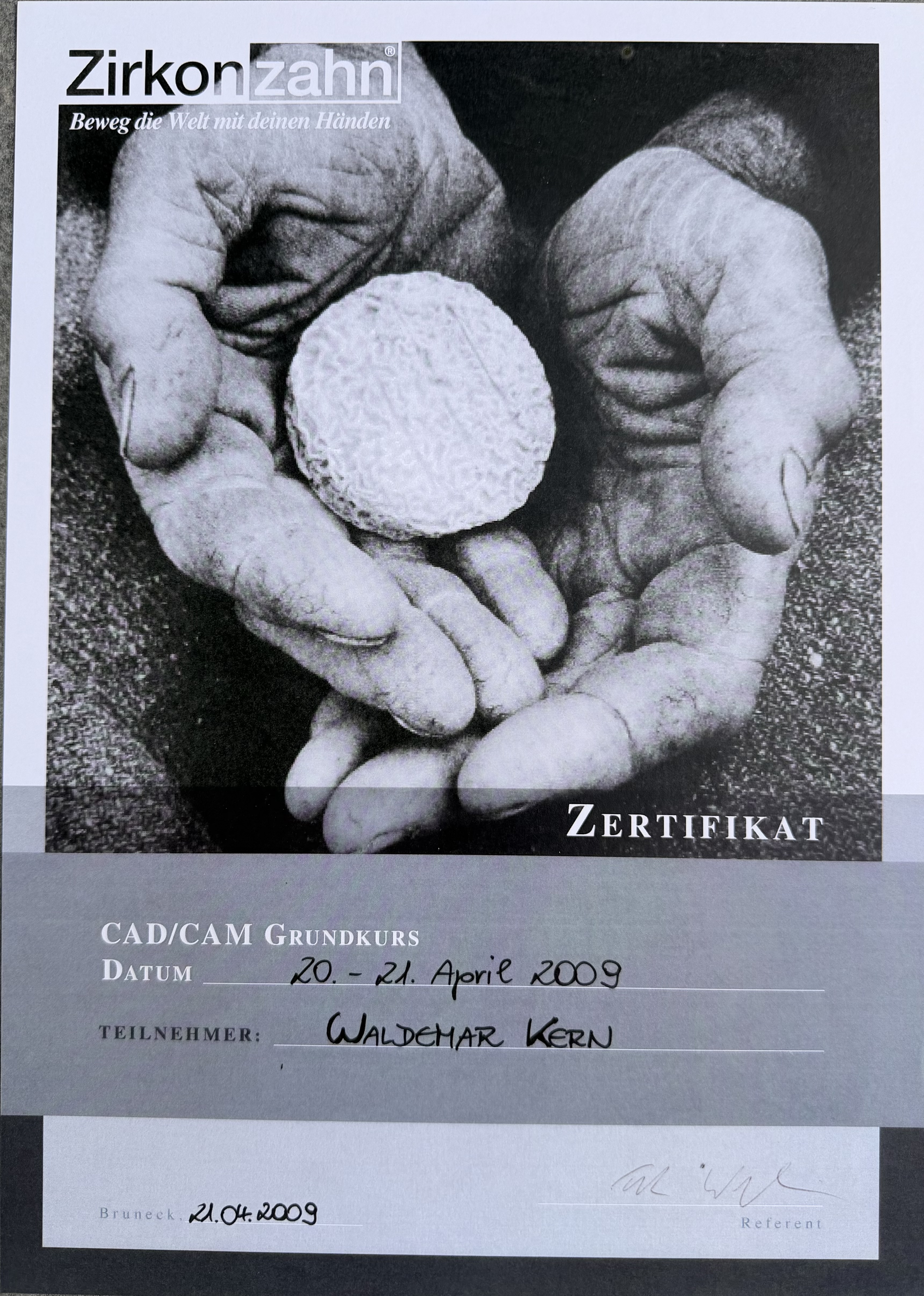 Fortbildungszertifikat 23 von ADU-Dental