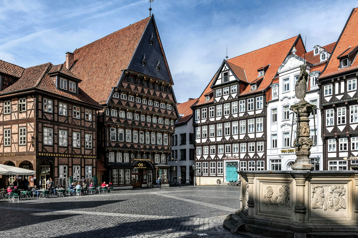 Hildesheim, Blick auf die Altstadt