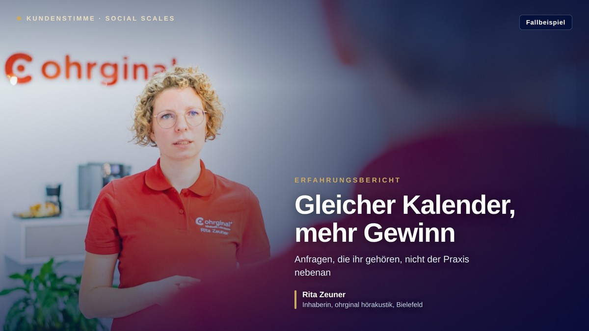 Rita Zeuner, Inhaberin ohrginal hörakustik in Bielefeld