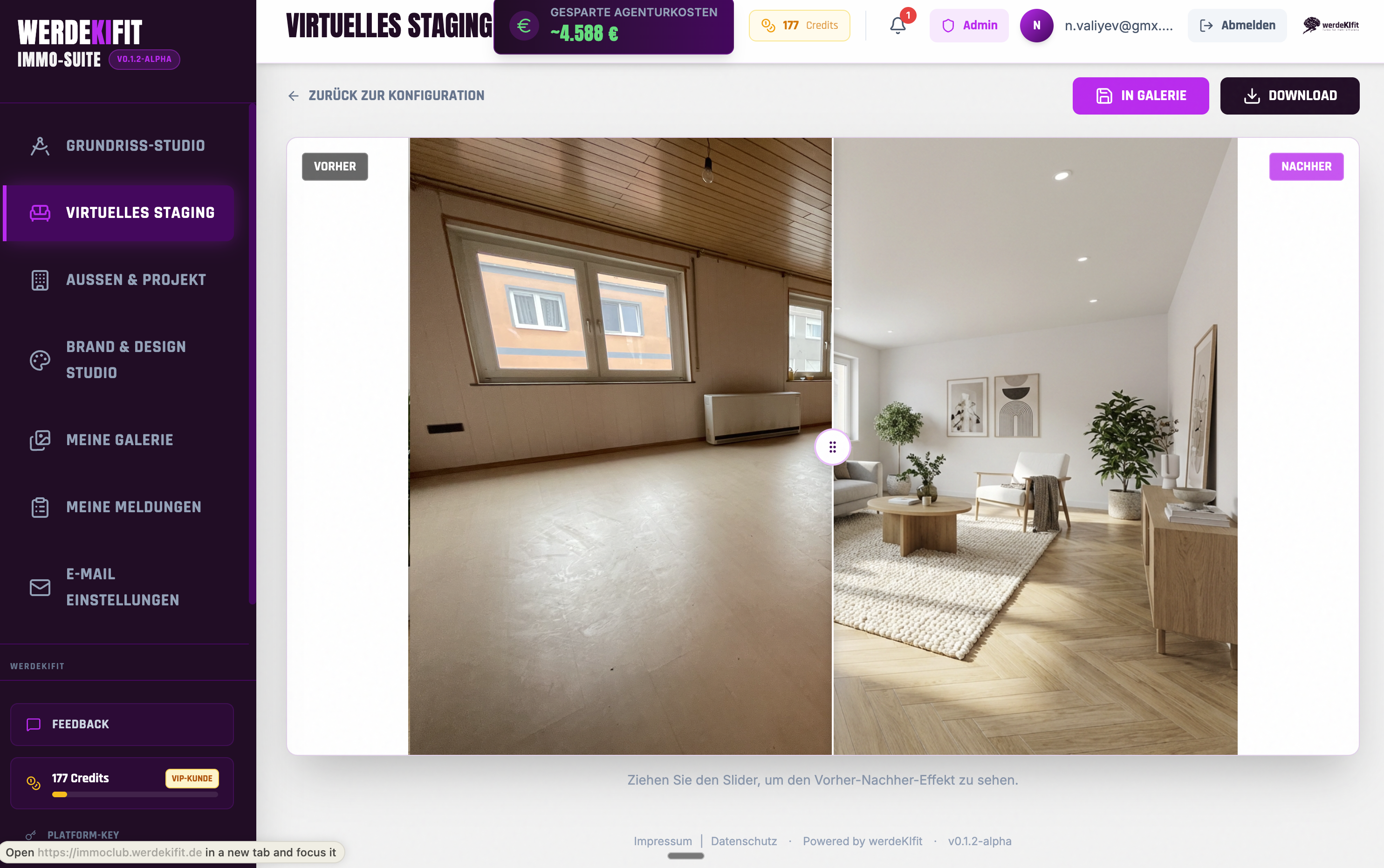 Virtuelles Staging: Leere Räume modern einrichten