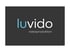 Luvido Videoproduktion Logo in Weiß und Türkis auf dunkelgrauem Hintergrund.
