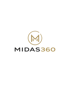 Goldenes Logo mit stilisiertem "M" und darunter der Text "MIDAS360"