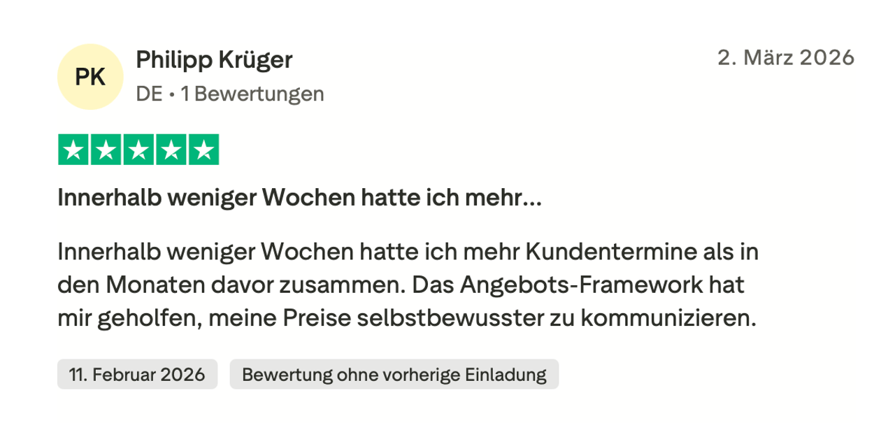 Kundenbewertung