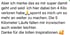 Text: „Aber ich merke das es mir super damit geht und seid ich hier dabei bin 4 Kilo verloren habe 🙏 spornt es mich um so mehr an weiter zu machen. Die 5 Kilometer Läufe fallen mir inzwischen auch wieder leichter. Danke für die tollen Inspirationen. 🥰“