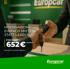 Eine Hand übergibt einen Autoschlüssel an eine andere Hand, mit dem Text "HOCHSAISON? EINFACH MIETEN STATT LEASEN. PREIS AB 652€/MONAT Europcar".